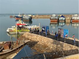 بهره برداری از پایگاه جستجو ونجات دریایی و اسکله شناور بندر دیلم بوشهر