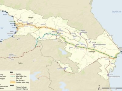 تحول کریدور میانی و دالان‌های ترانزیتی چند وجهی ترانس کاسپین و ترانس قفقاز توسط گرجستان و جمهوری آذربایجان