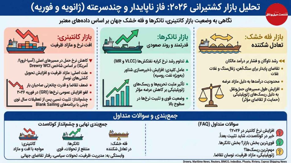 تحلیل بازار کشتیرانی 2026