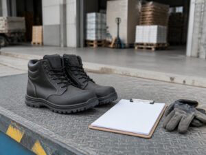 بررسی کفش کار مناسب انبار و عملیات بارگیری